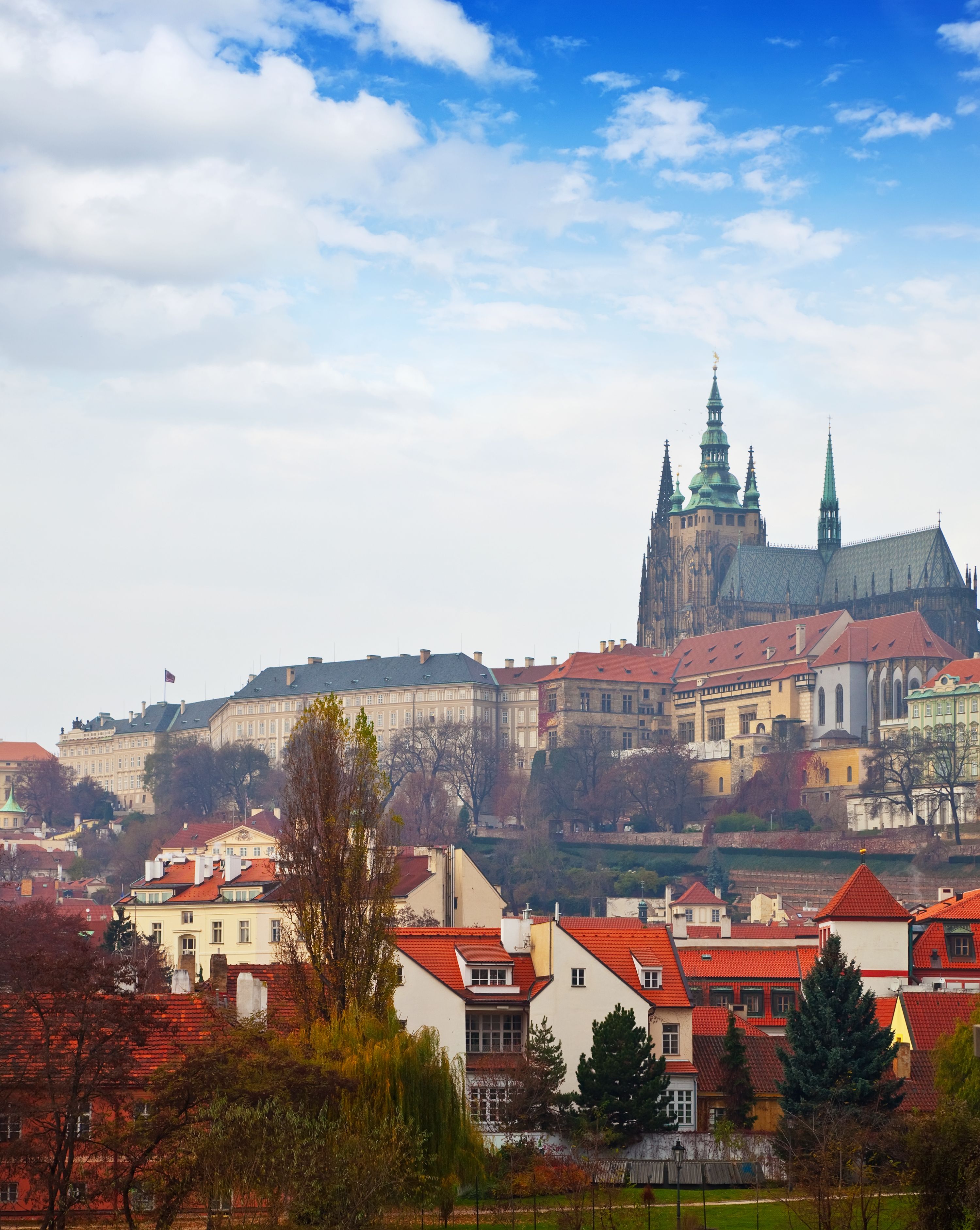 Panorámica de Praga con el Puente de Carlos